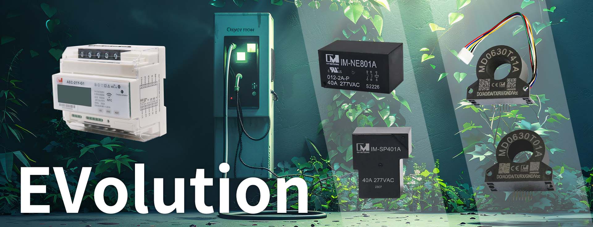 Evolution，EV charger parts, ev charger components