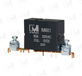 IM601 60A 250VAC 1A PCB Mount Single Coil 12VDC SPST NO Latching Power Relay for Solar Panels