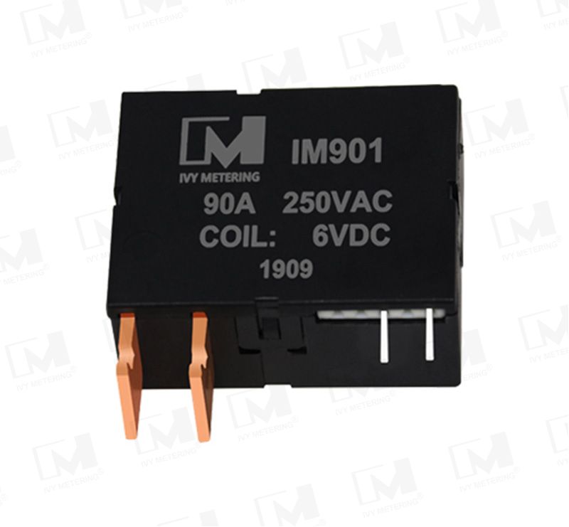 IM901 IEC61851-1 90A 230VAC Dual Coil 12VDC SPDT Bistable Power Latch Relay for 63A EV Charger