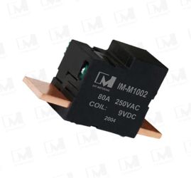 IM-M1002 Anti-magnetic 500mT 80A 250VDC 12 Volt Single Pole Miniature Motor Latching Relay for EV