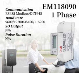 EM118090 Single-phase two-wire EV Charging AC Energy Meter Eichrecht Certification EM118090 Single-phase two-wire EV Charging AC Energy Meter Eichrecht Certification