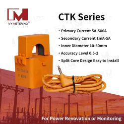 CTK Series Split-Core Current Transformer for Power Monitoring