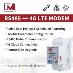 J119026 RS485 to 4G LTE Converter for Smart Meter Remote Reading