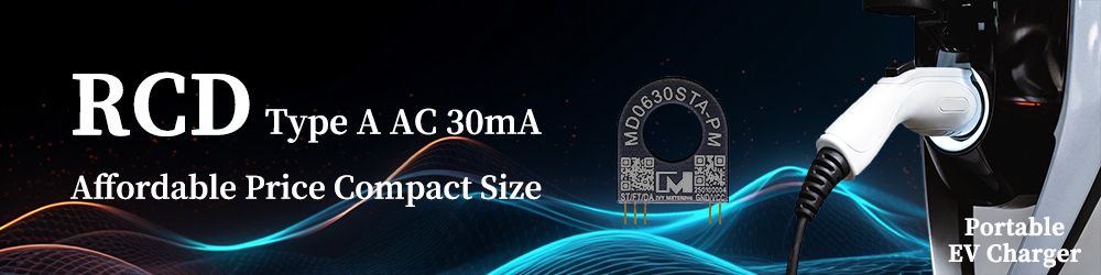 MD0630STA-PM Type A RCD RCMU AC 30mA for Portable EV Charger