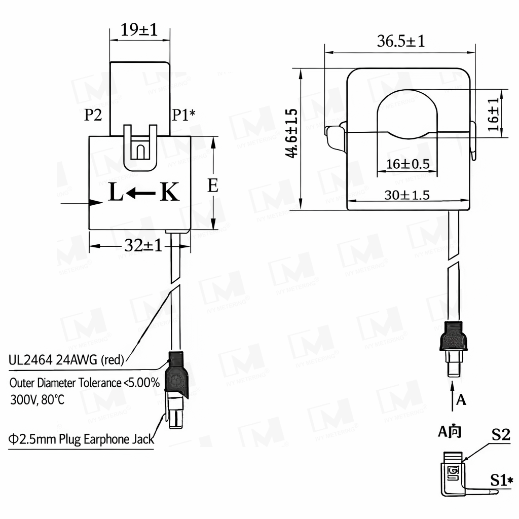CTK Series Split-Core Current Transformer for Power Monitoring