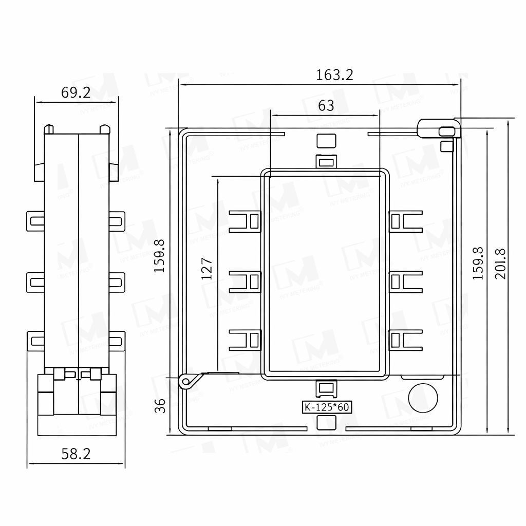 OC 0.66 II Type High Current Split-Core Power Transformer OC 0.66 II Type High Current Split-Core Power Transformer