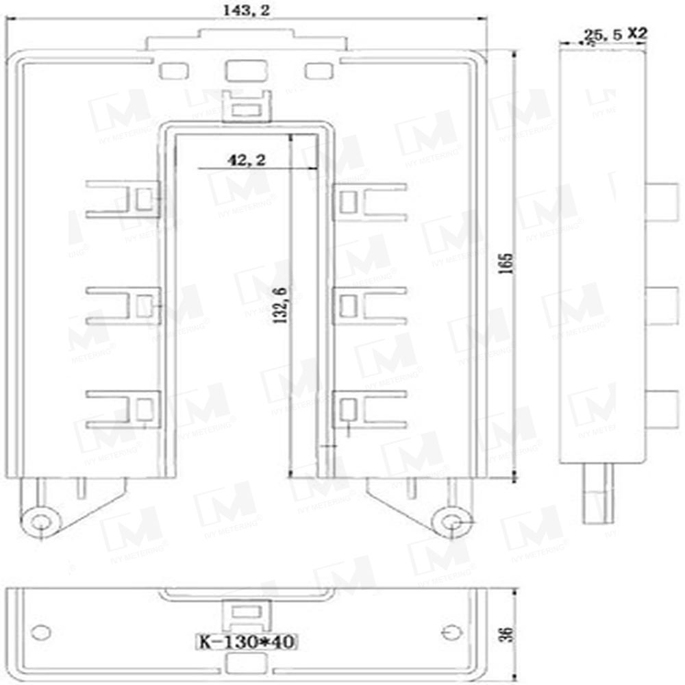 OC 0.66 II Type High Current Split-Core Power Transformer OC 0.66 II Type High Current Split-Core Power Transformer